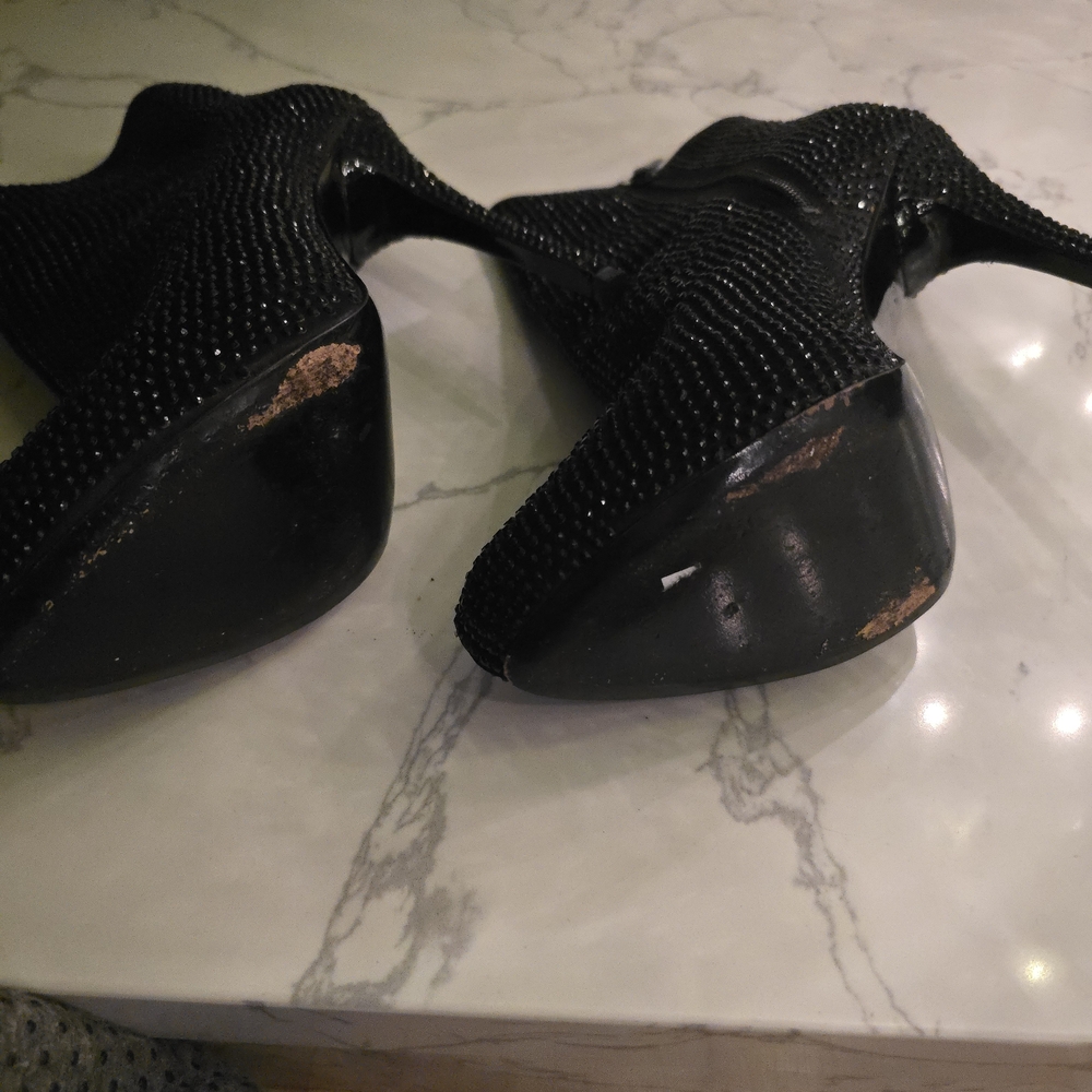 REPORT SIGNATURE Black Studded Ankle Boots - Picture 6 of 7